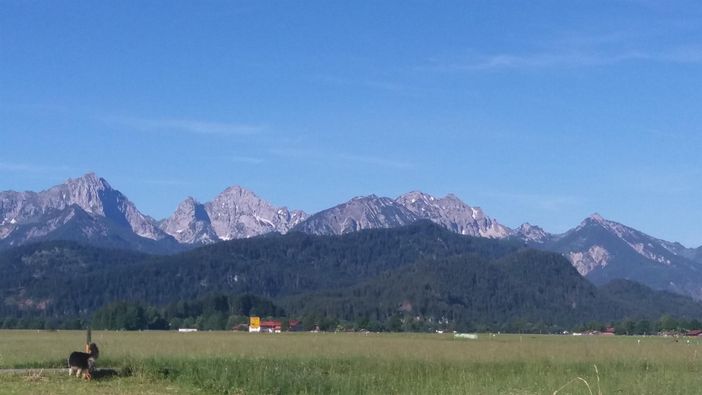 Panorama Allgäuer Berge