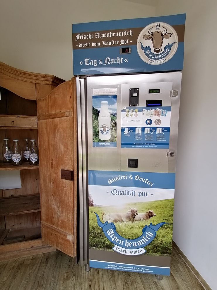 Alpenheumilchautomat Käufler