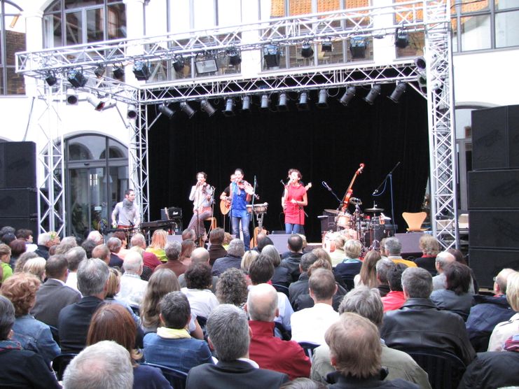 Konzert auf der Memminger Meile