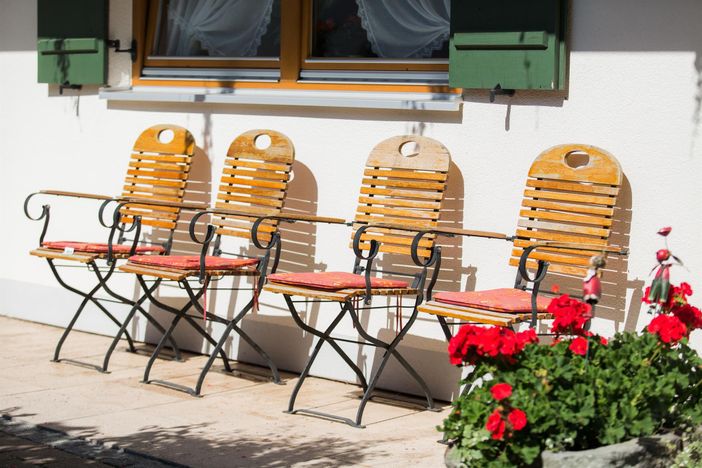 Auf der Terrasse