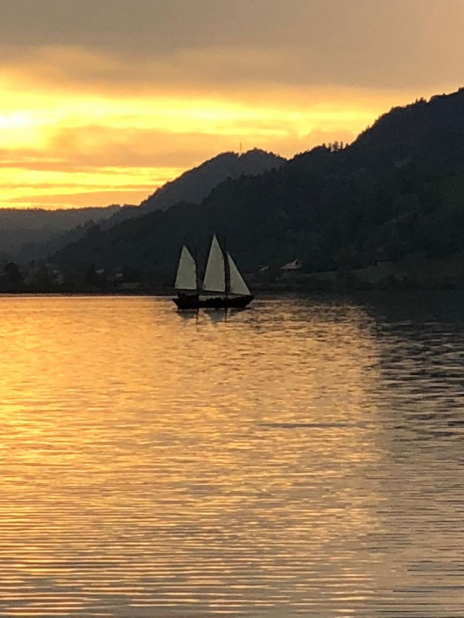 Sonnenuntergang am Alpsee