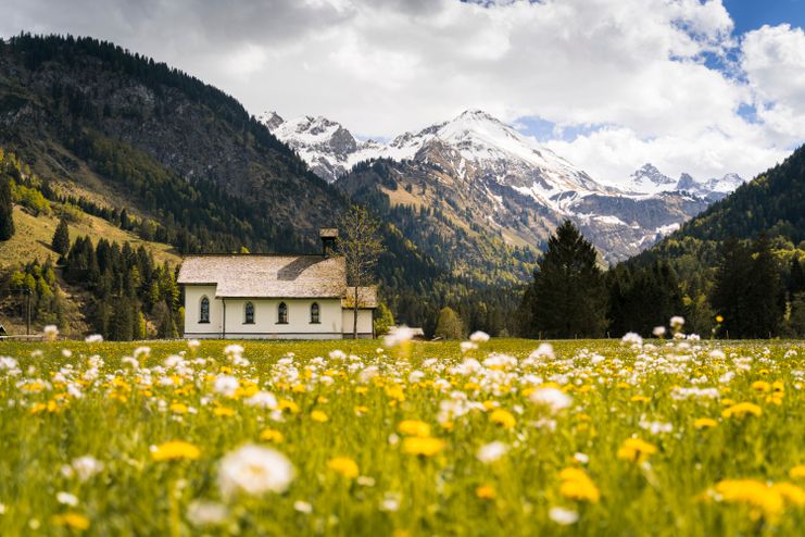 Birgsau Blick ins Stillachtal