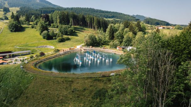 Aquapark Nesselwang - Ansicht von oben