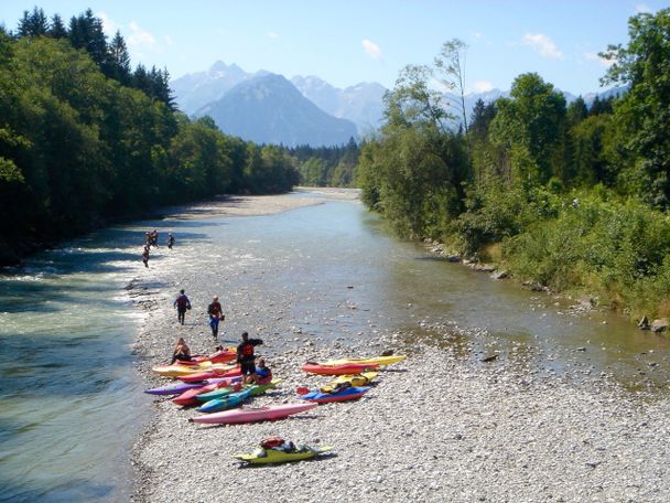 Blick von der Illerbrücke