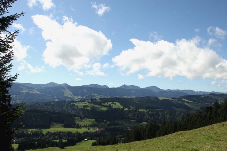 Wiederhofen Parkplatz Skilift - Thaler Höhe - Salmaser Höhe - Hirnbein Alpe - Untere Eibele Alpe - Wiederhofen Parkplatz Skilift