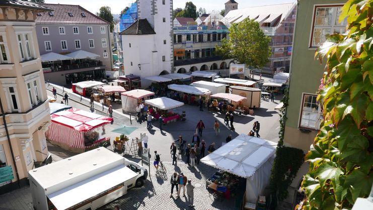 Wochenmarkt zur Probe auf Marktplatz 19092019 (3)