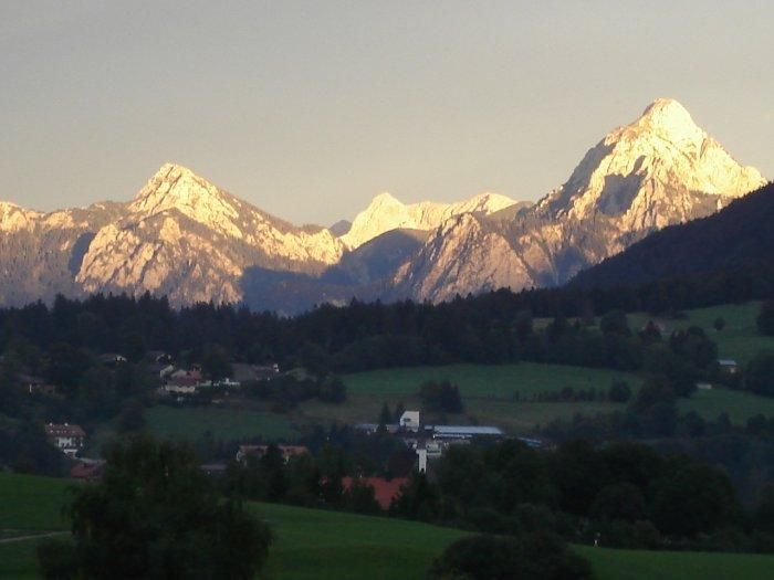 Abendstimmung vom Haus aus