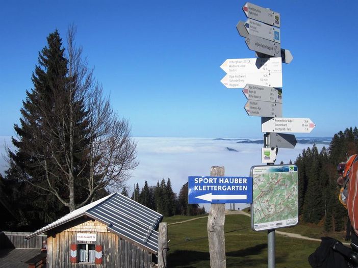 auf dem Imberg - unten war dicker Nebel