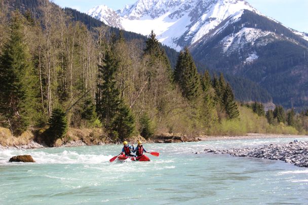 Rafting auf dem Lech mit MAP-Erlebnis