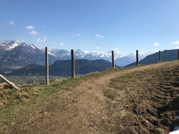 Blick in die Oberstdorfer Berge