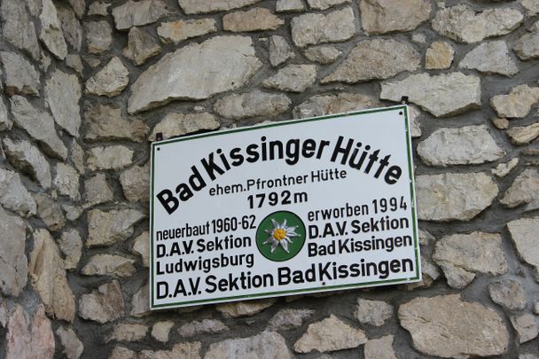 DAV Hütte - Bad Kissinger Hütte