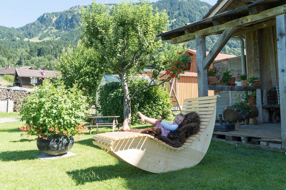 Relaxliege im Garten