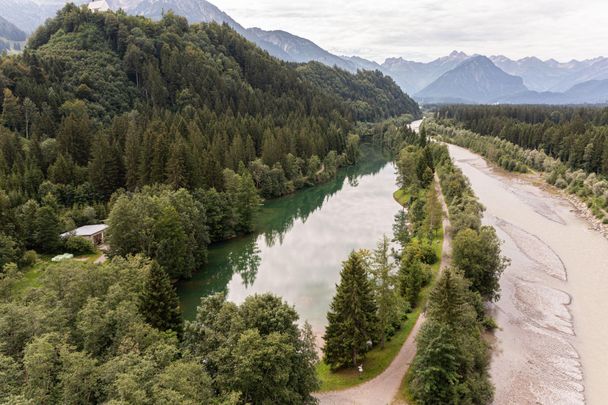 Auwaldsee bei Fischen im Allgäu