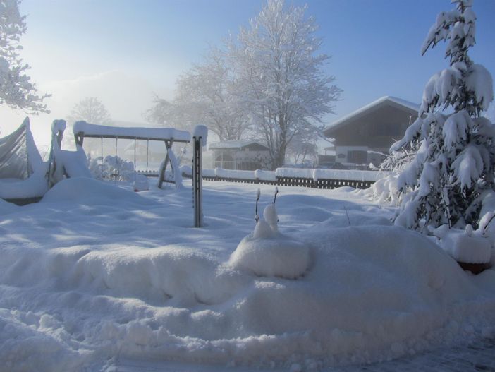 Garten im Winter