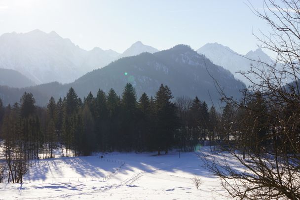 Blick auf die Tannheimer-Berg