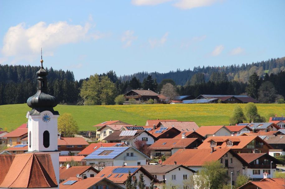 Stögerhof - Blick von Rieden am Forggensee