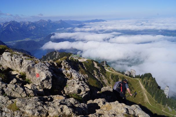 Ausblick vom Branderschrofen