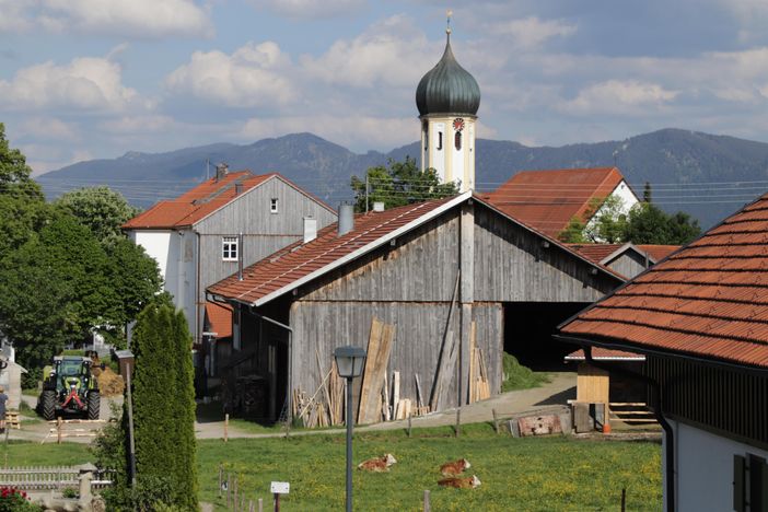 typisch Allgäu der Zwiebelturm