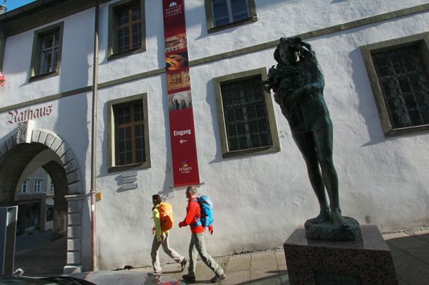 Ankommen in der Altstadt in Füssen