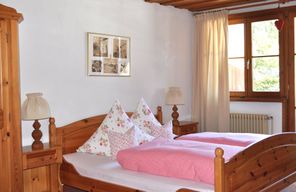 Schlafzimmer Ferienwohnung Allgäu