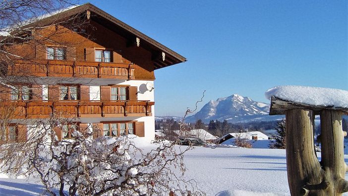 Haus Alpenblick - Südseite im Winter