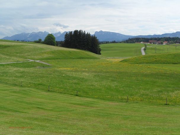 Unterwegs auf dem Radfernweg Wertach erleben bei Görisried