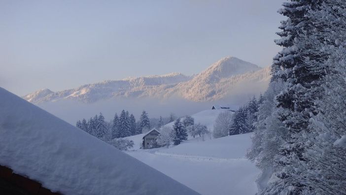 Blick Richtung Hörnerkette