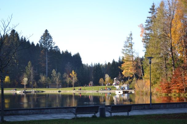 Waldseebad von der Seepromenade