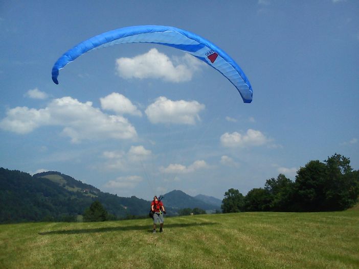 Gleitschirmfliegen angesagt