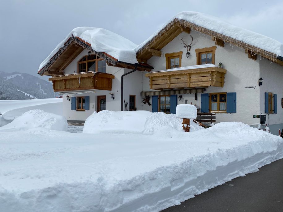 Haus im Winter