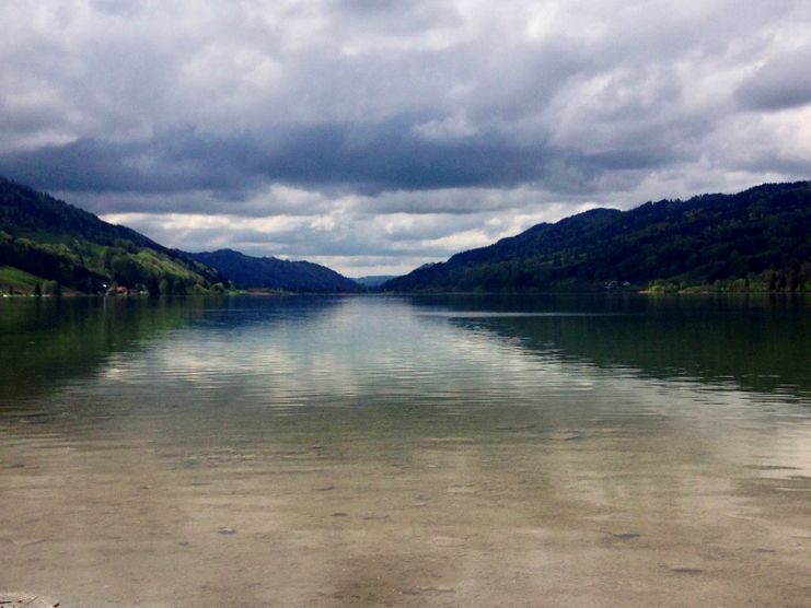 Blick über den Alpsee Richtung Konstanzer Tal