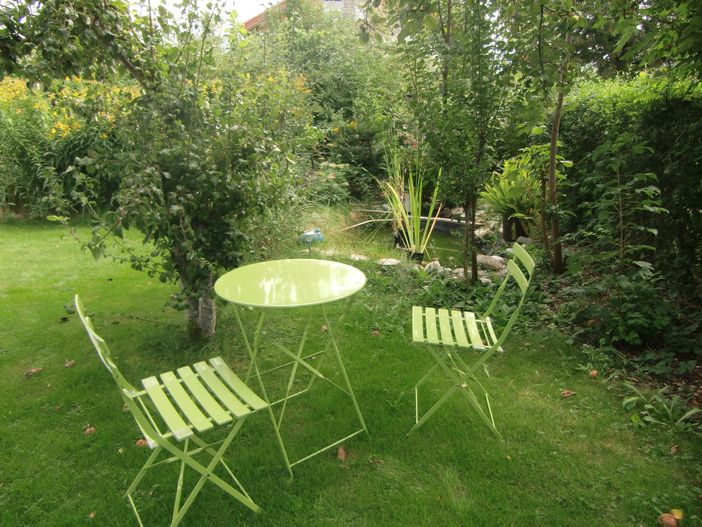 Garten mit Teich