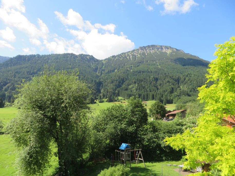 Blick vom Balkon