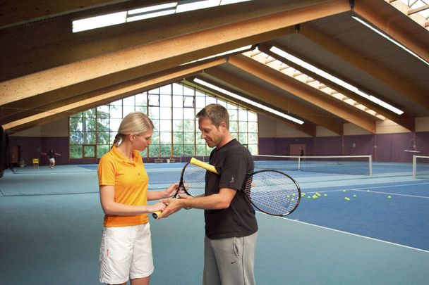 Tennistraining im Sportpark Fischen