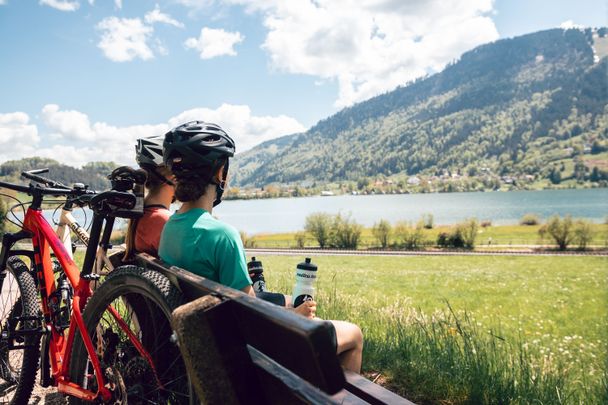 Radfahren am Großen Alpsee