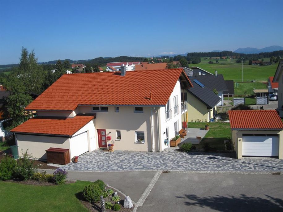 Ferienwohnung Lackhoff Blick auf unser Haus