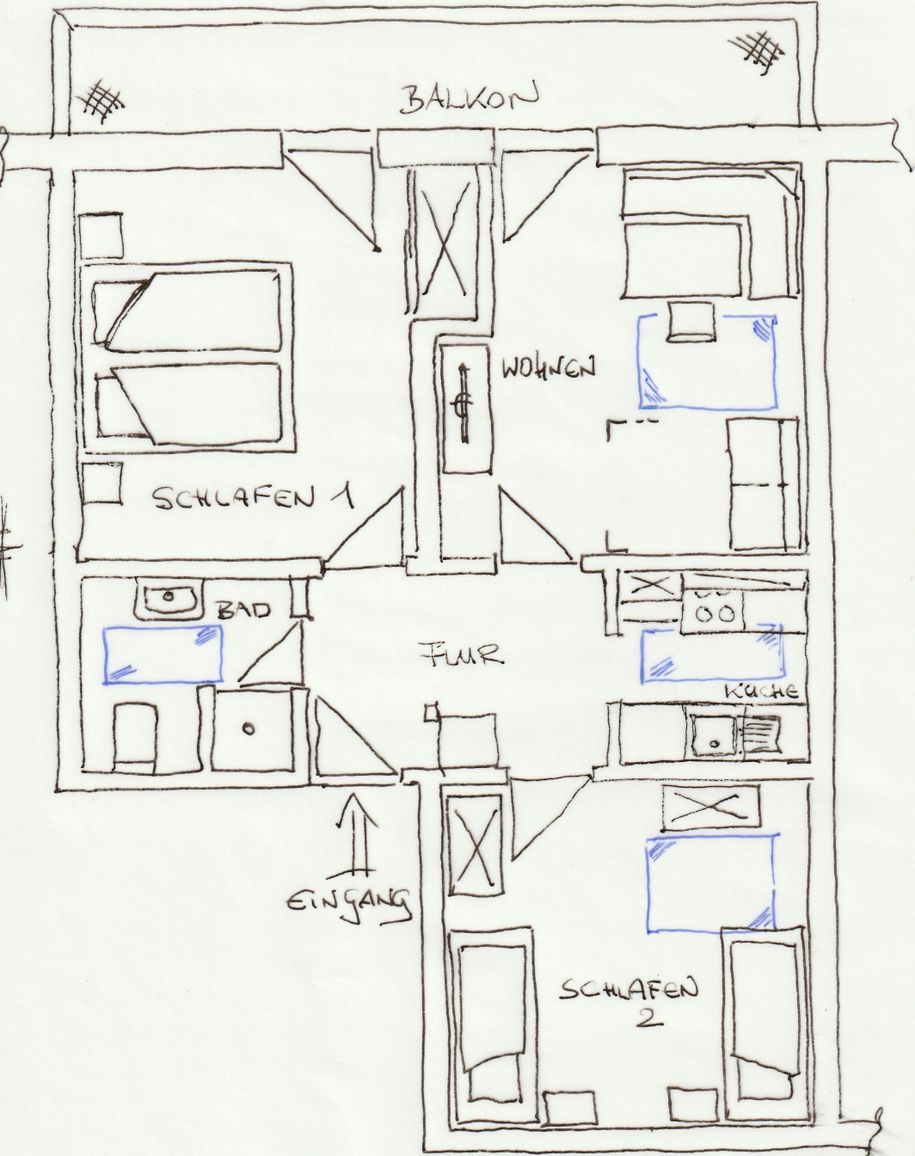 Lageplan Ferienwohnung