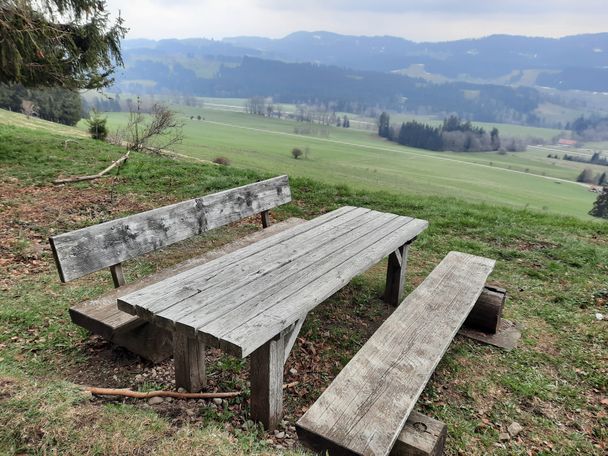 Sonneck Aussicht Weitnauer Tal Hauchberg Alpen