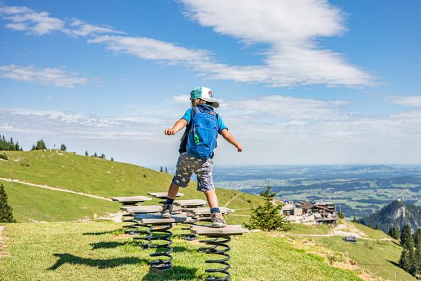 Toben auf dem Juwelenweg am Breitenberg