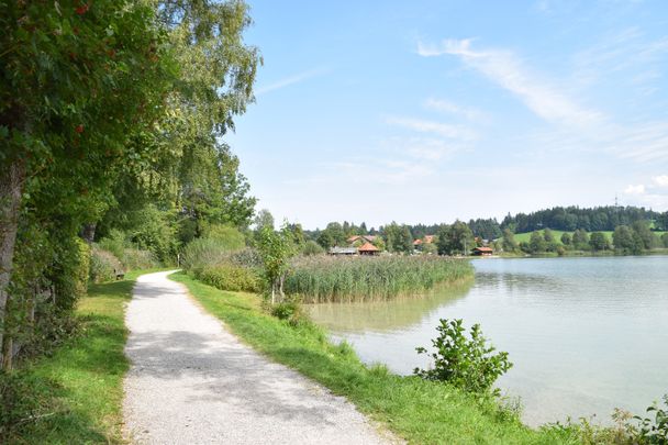 Blick auf den Weißenseer Ortsteil See