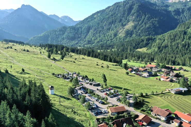 Parkplatz "Auf der Höh" - Hinterstein