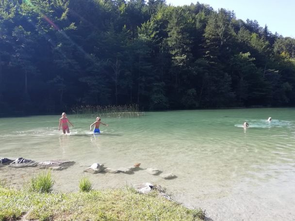 Baden im Alatsee