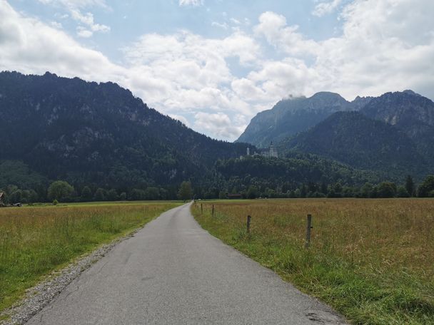 Weg in Richtung Hohenschwangau