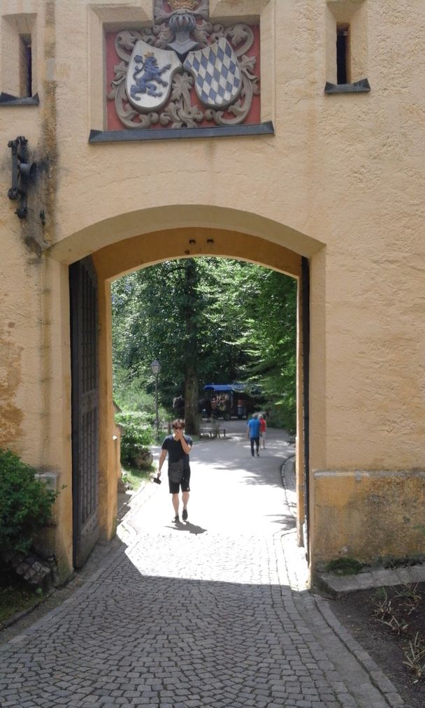 Torbogen des Schloss Hohenschwangau