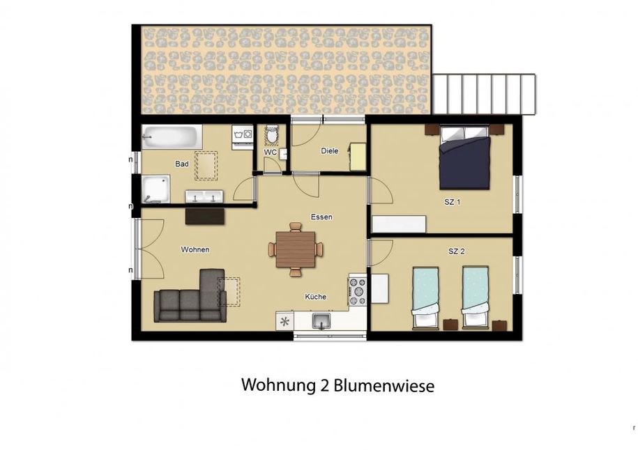 Wohnung Blumenwiese