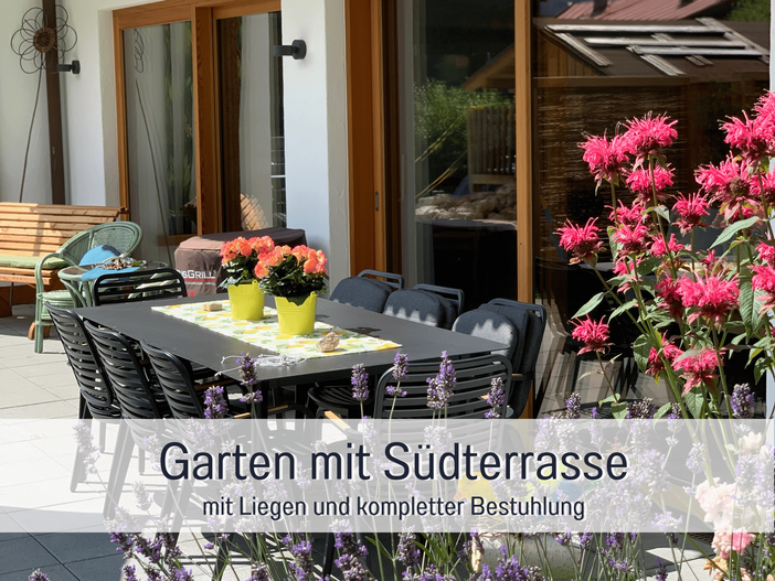 Garten mit Süd-Terrasse