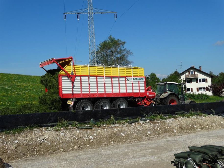 Einbringen der Silage