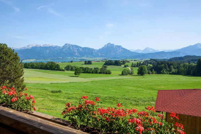 Aussicht vom Balkon