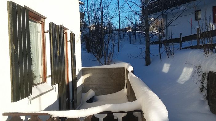 Terrasse im Winter