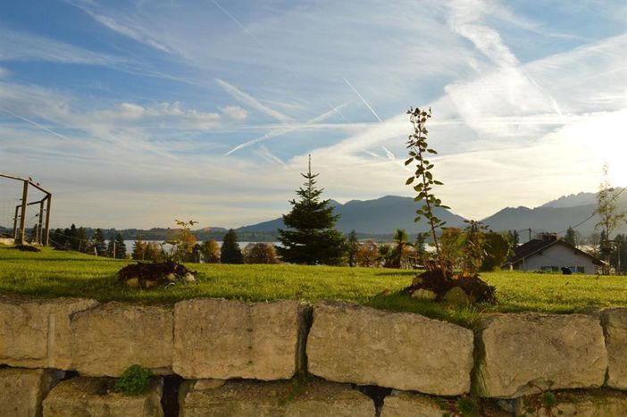 Aussicht aus dem Saunabereich